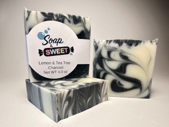 Soap: Lemon and Tea Tree Charcoal