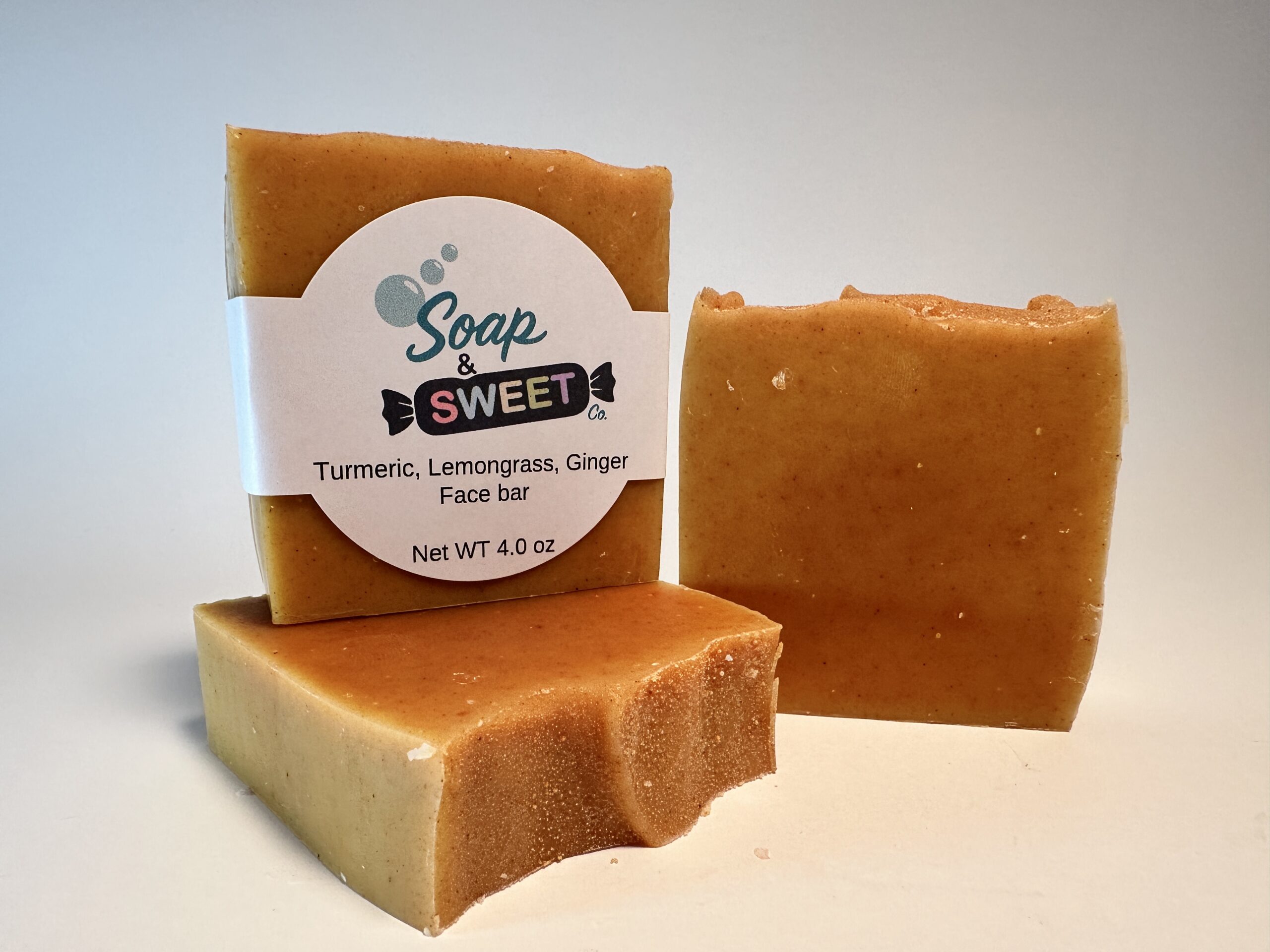 Soap: Turmeric, Lemongrass, and Ginger Face Bar