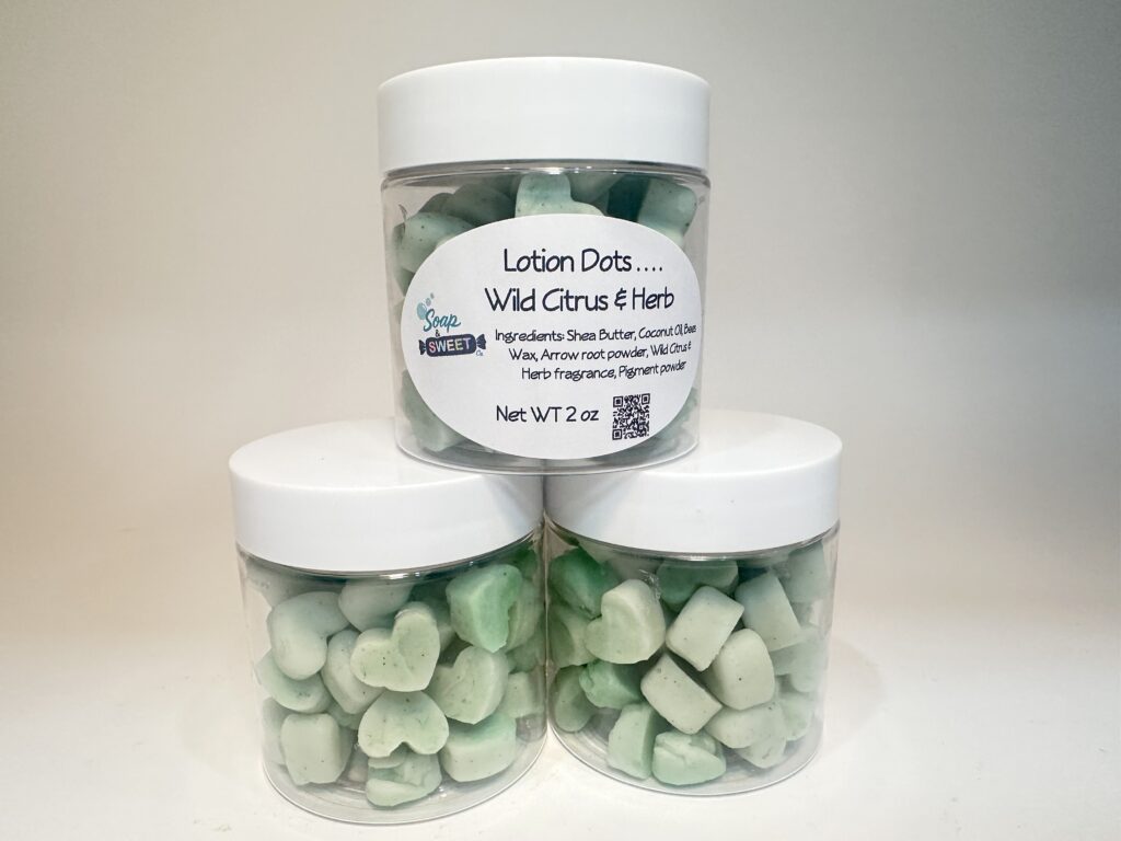 Lotion Dots: Wild Citrus & Herb