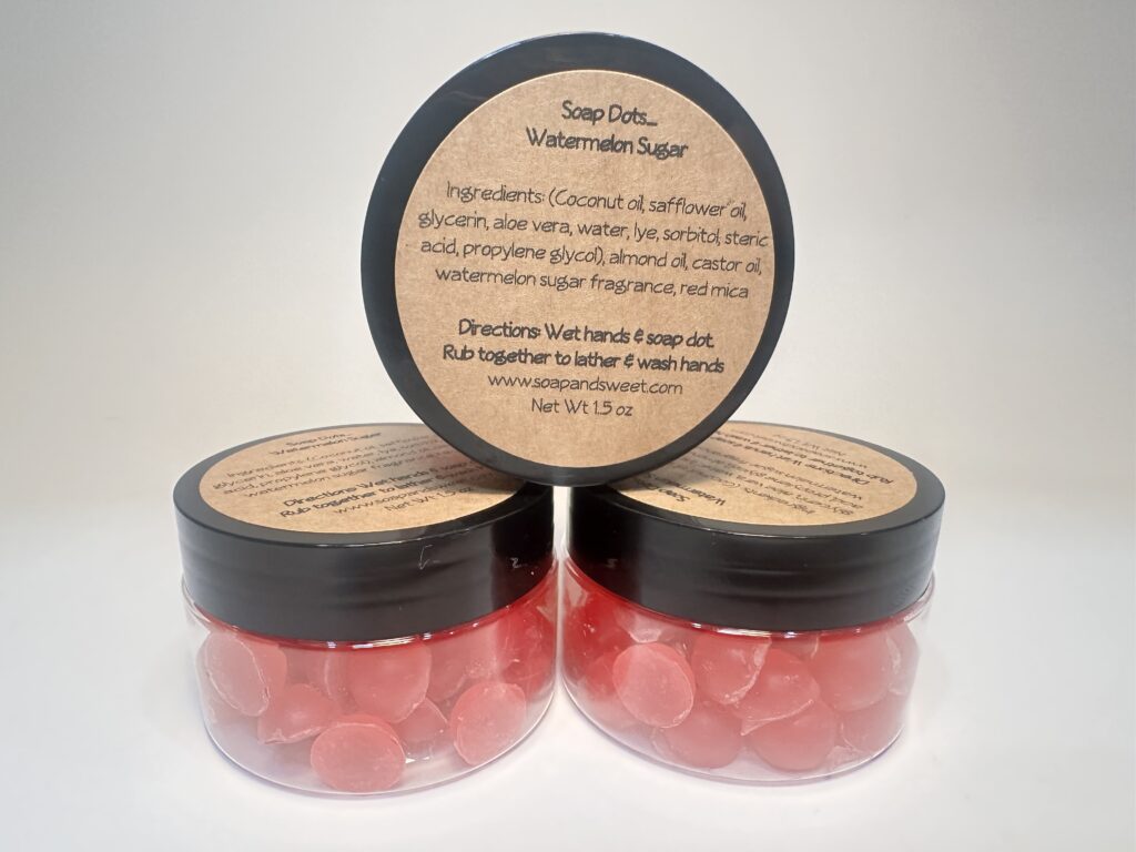 Soap Dots: Watermelon Sugar