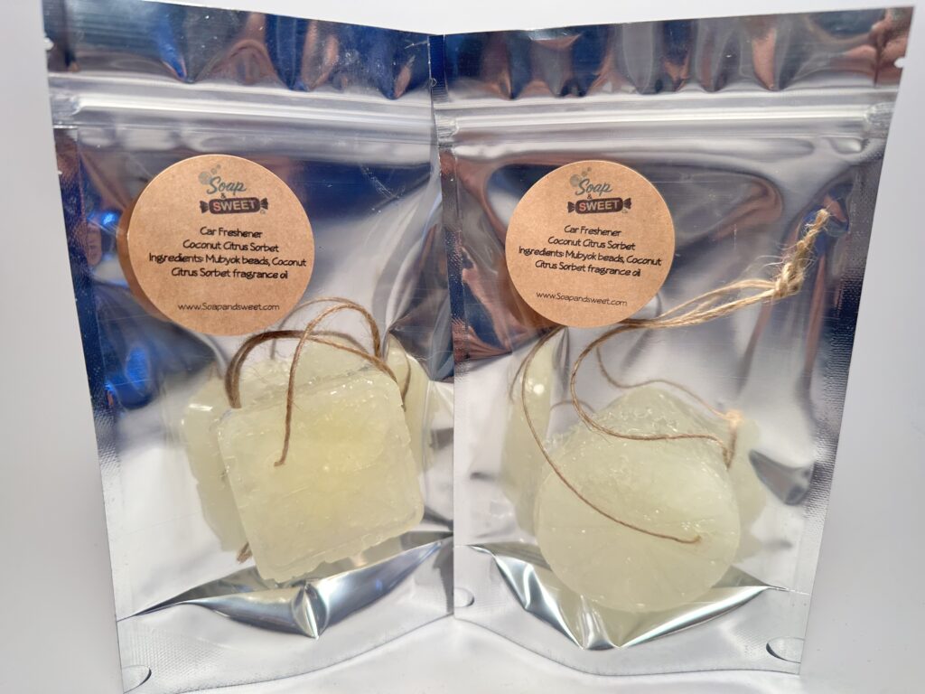 Car Freshener: Coconut Citrus Sorbet