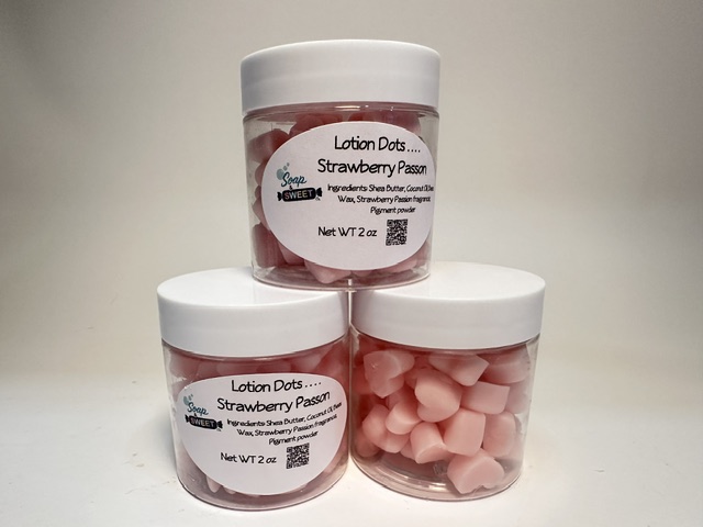 Lotion Dots: Strawberry Passion